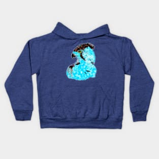 Guardian of the Winds - Ornate hawk eagle Kids Hoodie